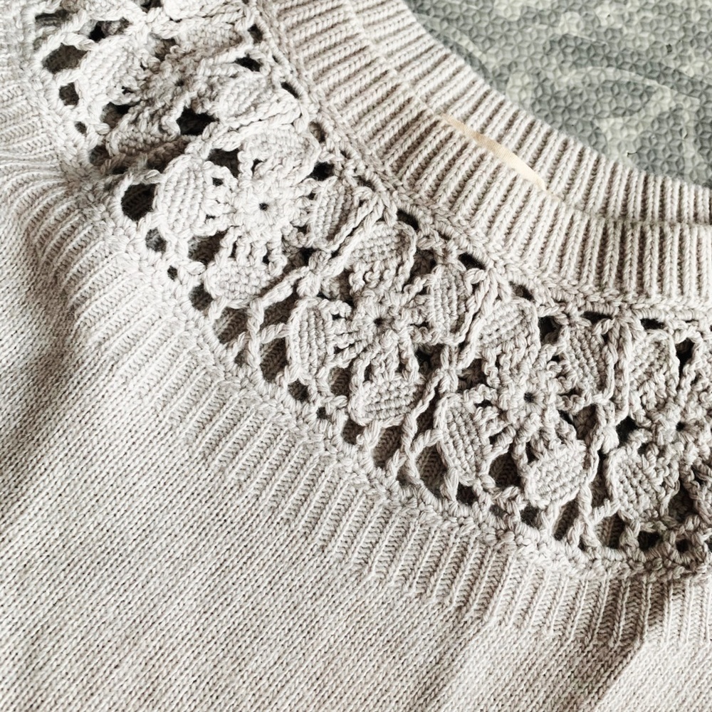 Rebecca Taylor crocheted sweater